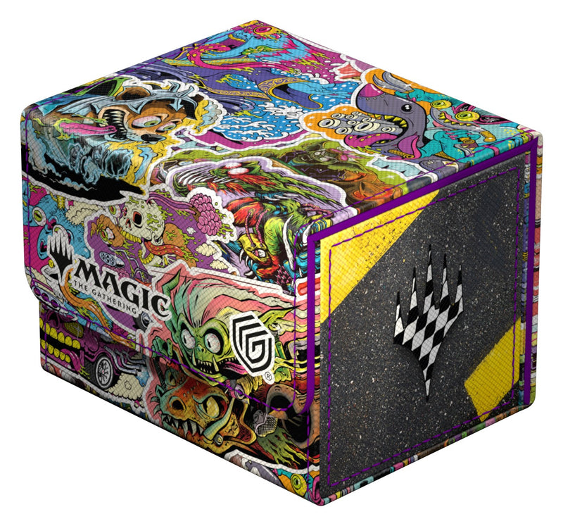 Load image into Gallery viewer, Sidewinder Deck Box 100+ Xenoskin Magic: The Gathering - Aetherdrift - Revved-Up Racers
