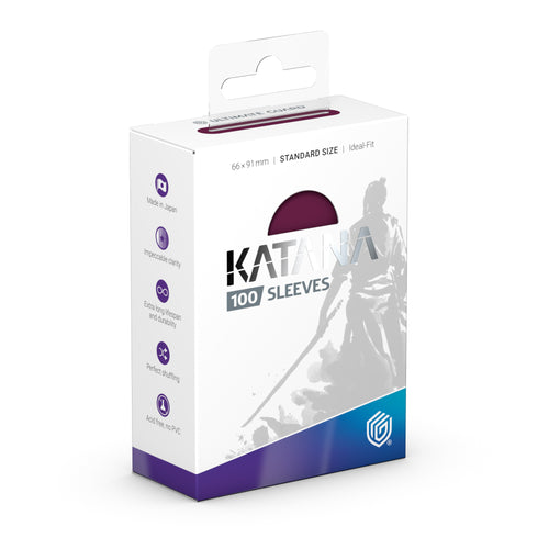 Ultimate Guard Sleeves Katana Radiant Plum 100-Count - Northwest Card Company
