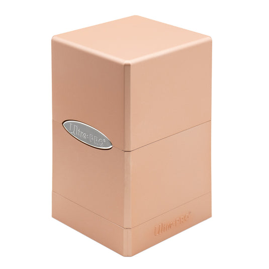 Ultra Pro Deck Box: Satin Tower - Metallic Rose Gold - Northwest Card Company