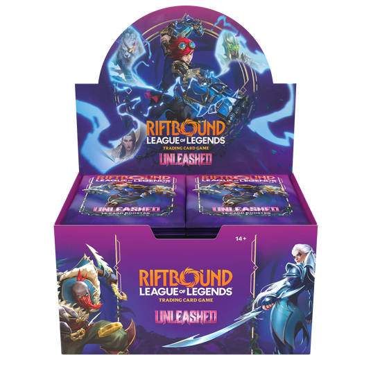 Riftbound: League of Legends Unleashed Booster Display