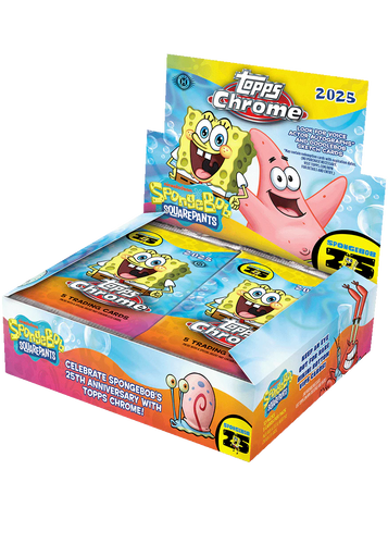 2025 Topps Chrome® SpongeBob 25th Anniversary - Hobby Box - Northwest Card Company