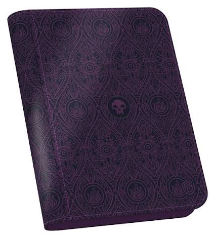 Zipfolio 160 Xenoskin Magic: The Gathering | Avatar:The Last Airbender- Mana Symbol Black