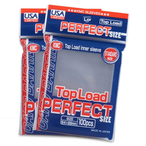 KMC Sleeves USA Pack Clear Perfect Fit 100-Count - Northwest Card Company