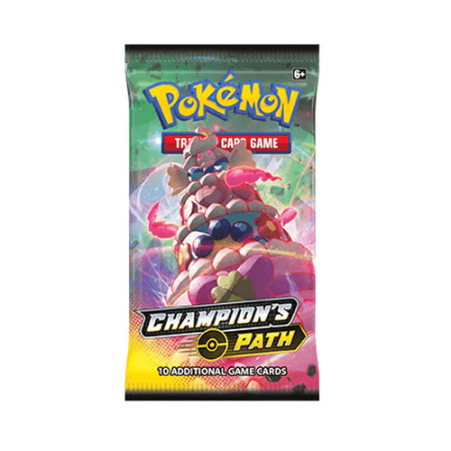 Pokemon Champion's Path Booster- 5 Pack Bundle