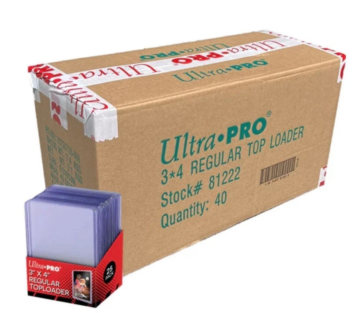 Top Loading Case Ultra Pro Top Loader Case- 40 Count- FREE SHIP