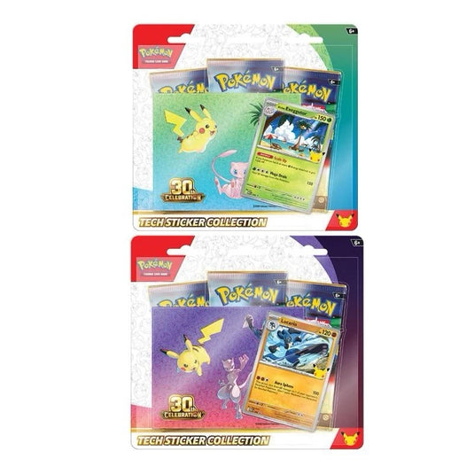 Pokemon 30th Celebration Tech Sticker (Set of 2)